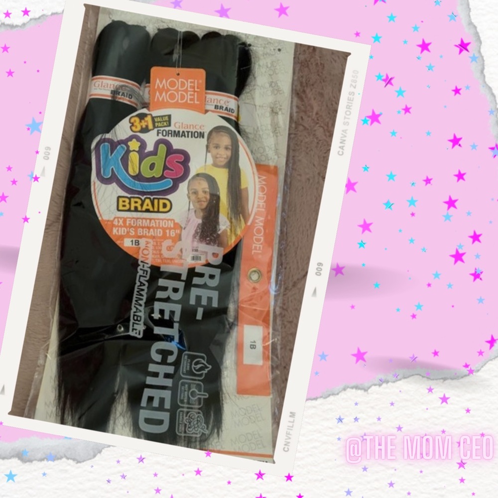 GLANCE FORMATION KIDS BRAIDING HAIR